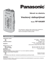 Panasonic RFNA06R Návod na používanie