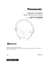 Panasonic RPHTX80BE Návod na používanie