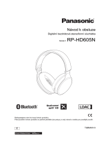 Panasonic RPHD605NE Návod na používanie