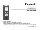 Panasonic RRXS600E Návod na používanie