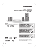 Panasonic SCPTX5 Návod na používanie
