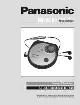 Panasonic SLSX390 Návod na používanie