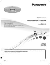 Panasonic RXD45EG Návod na používanie