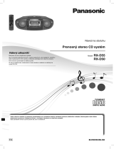 Panasonic RXD55EG Návod na používanie