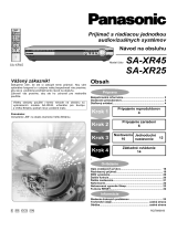 Panasonic SAXR25 Návod na používanie