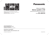 Panasonic SCAKX16E Návod na používanie