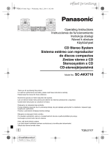 Panasonic SCAKX710E Návod na používanie