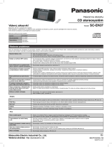Panasonic SCEN37 Návod na používanie