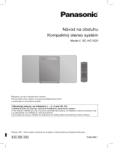 Panasonic SCHC1020EG Návod na používanie