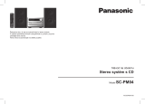Panasonic SCPM04 Návod na používanie
