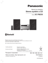 Panasonic SCPM250EC Návod na používanie