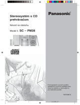 Panasonic SCPM28 Návod na používanie