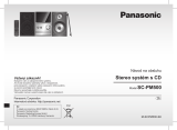 Panasonic SCPM500EP Návod na používanie