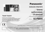 Panasonic SCPM500 Návod na používanie