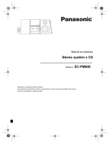Panasonic SCPM600 Návod na používanie