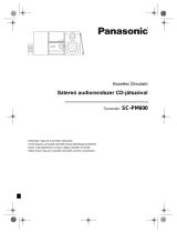 Panasonic SCPM600 Návod na používanie