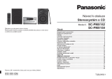 Panasonic SCPMX152 Návod na používanie