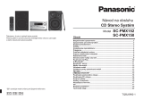 Panasonic SCPMX152 Návod na používanie