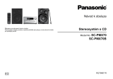 Panasonic SCPMX70 Návod na používanie