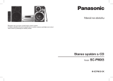 Panasonic SCPMX5EG Návod na používanie