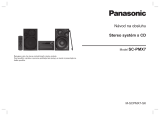 Panasonic SCPMX7EG Návod na používanie