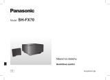 Panasonic SHFX70 Návod na používanie