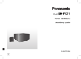 Panasonic SHFX71 Návod na používanie