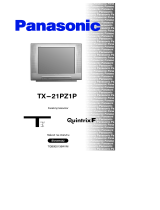 Panasonic TX21PZ1P Návod na používanie