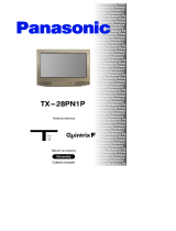 Panasonic TX28PN1P Návod na používanie