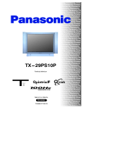 Panasonic TX29PS10P Návod na používanie