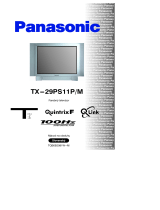 Panasonic TX29PS11PM Návod na používanie