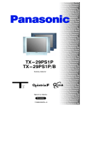 Panasonic TX29PS1PB Návod na používanie