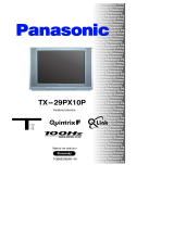 Panasonic TX29PX10P Návod na používanie