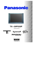 Panasonic TX29PX20P Návod na používanie