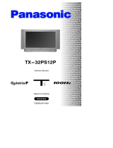 Panasonic TX32PS12P Návod na používanie