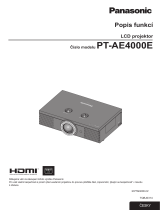 Panasonic PTAE4000 Návod na obsluhu