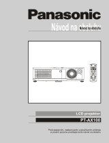 Panasonic PTAX100E Návod na používanie