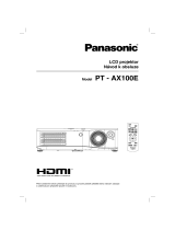 Panasonic PTAX100E Návod na používanie