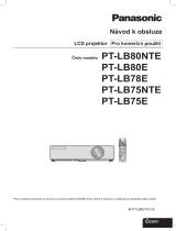 Panasonic PTLB75E Návod na používanie