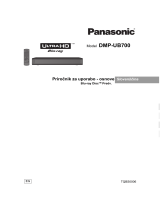 Panasonic DMPUB700 Návod na používanie