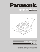 Panasonic UF4100 Návod na používanie