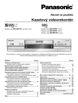 Panasonic NVSV121 Návod na používanie