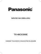 Panasonic TX48CX300E Návod na používanie