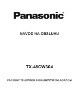 Panasonic TX48CW304 Návod na používanie