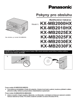Panasonic KXMB2025FX Návod na používanie