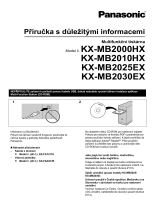 Panasonic KXMB2010HX Návod na používanie