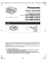 Panasonic KXMB783EX Návod na používanie