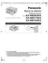 Panasonic KXMB783EX Návod na používanie