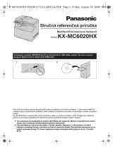 Panasonic KXMC6020HX Návod na používanie