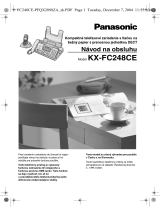 Panasonic KXFC248CE Návod na používanie